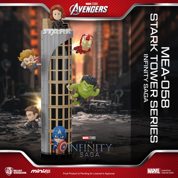 Beast-Kingdom USA  MEA-058 The Infinity Saga Stark Tower Series Set (6PCS)