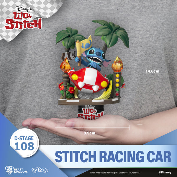 Beast Kingdom Stitch Figurine Stitch and Scrump Action Figures Car Dec –  Veve Geek