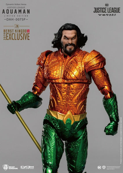 Beast Kingdom DAH-007SP DC Justice League: Aquaman Dynamic 8ction Heroes  Action Figure (DAH-070 Limited Edition)