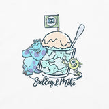 Pixar Series 23AW PIXAR FOOD Sully & Mike Tee GN (M)