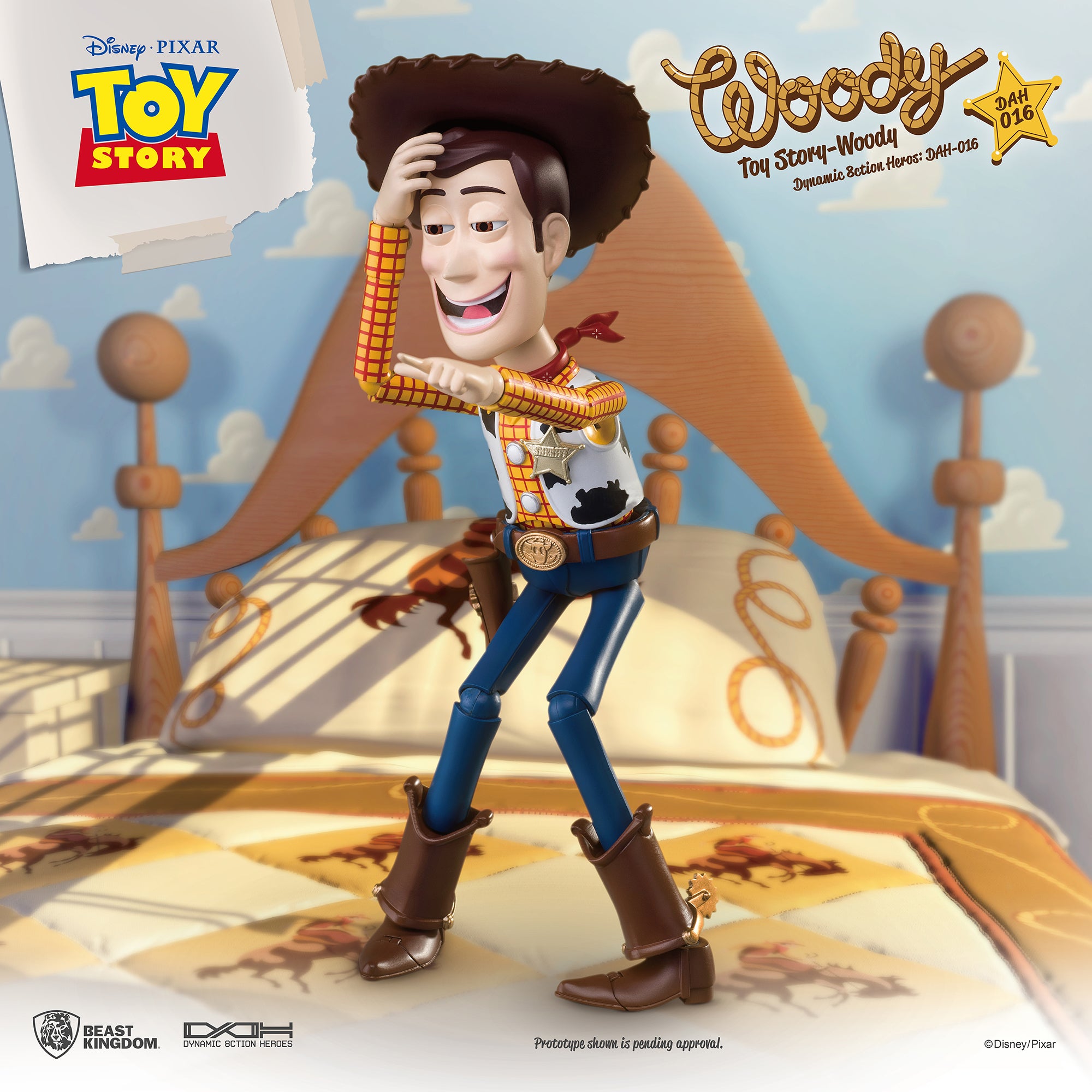 Beast Kingdom DAH-016 Disney PIXAR Toy Story Woody(RE) 1:9 Scale Dynam –  Beast Kingdom SEA