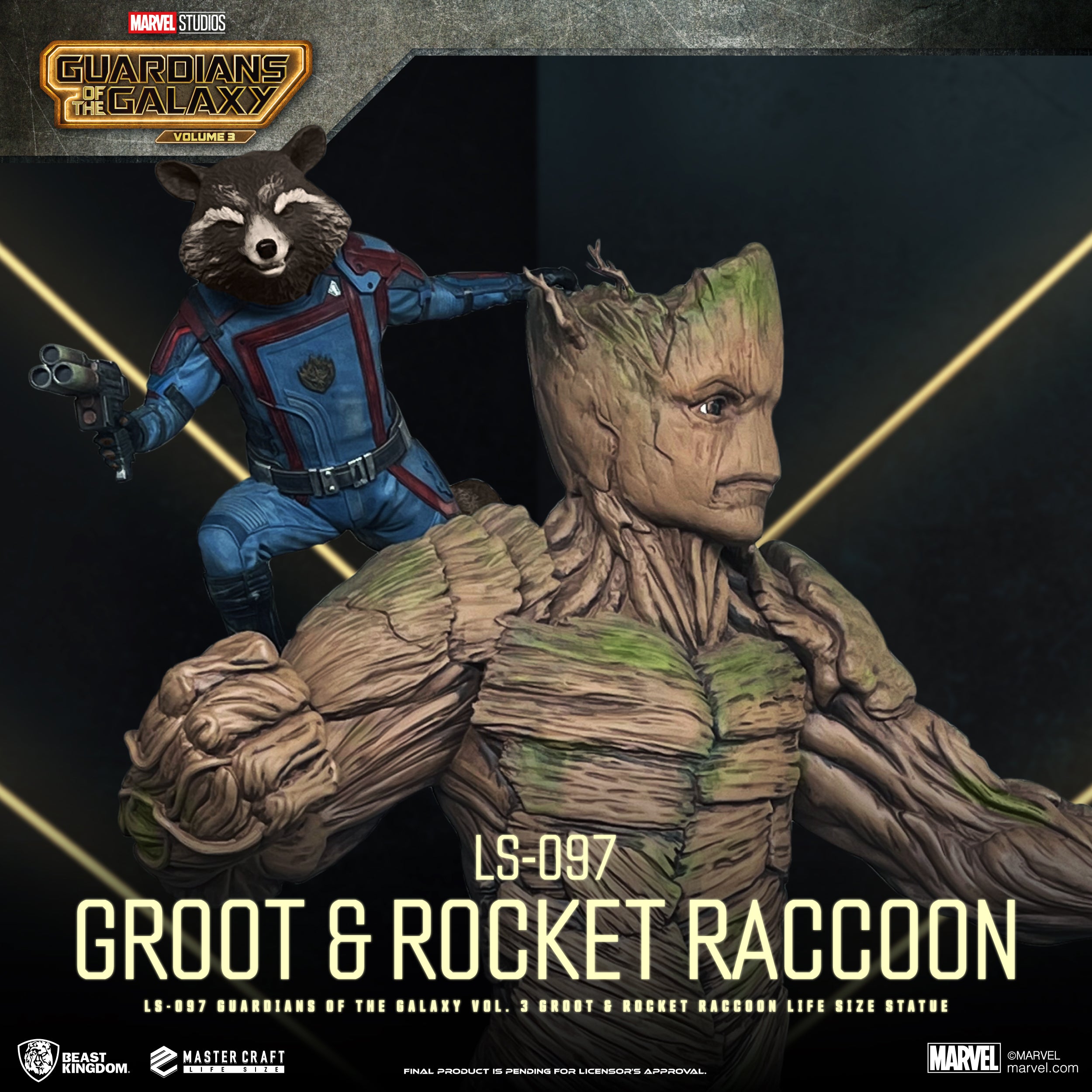 Beast Kingdom LS-097 MarvelGuardians of the Galaxy Vol. 3 Groot & Rock –  Beast Kingdom SEA