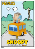 PBC-017 Snoopy School Bus Series Pull Back Car Blind Box Set(6pcs)