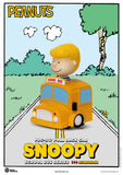 PBC-017 Snoopy School Bus Series Pull Back Car Blind Box Set(6pcs)