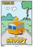 PBC-017 Snoopy School Bus Series Pull Back Car Blind Box Set(6pcs)