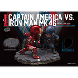 Beast Kingdom EA-025 Marvel Captain America Civil War: Captain America vs Iron Man Mark 46 Egg Attack Figure