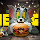 Soap Studio CA178 Tom and Jerry: Mega Burger Bust Figure Statue (1000% Version)