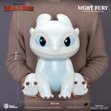 Beast Kingdom VPB-017 How to Train Your Dragon Series Vinyl Functional Figurines : Light Fury Vinyl Piggy Bank