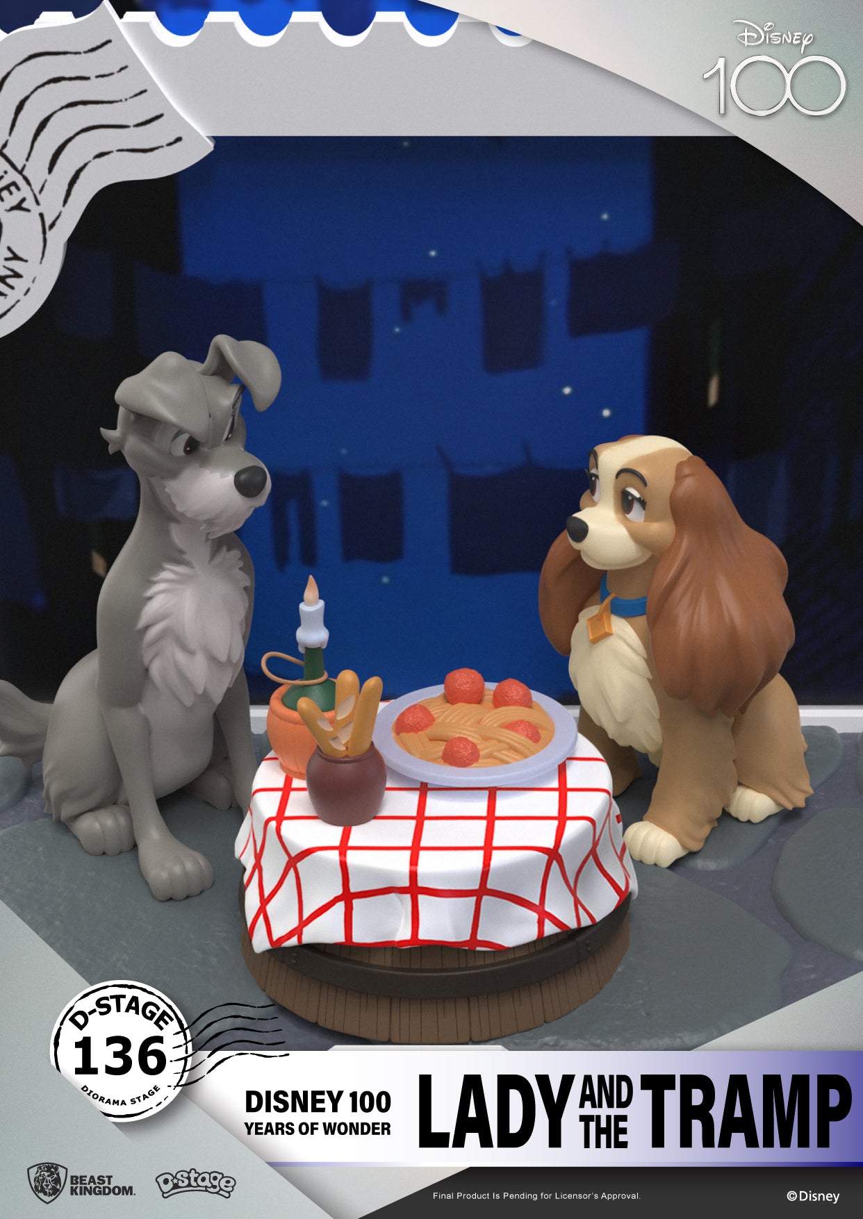 Disney 100 Years of Wonder-Lady and The Tramp(D-Stage) DS-136