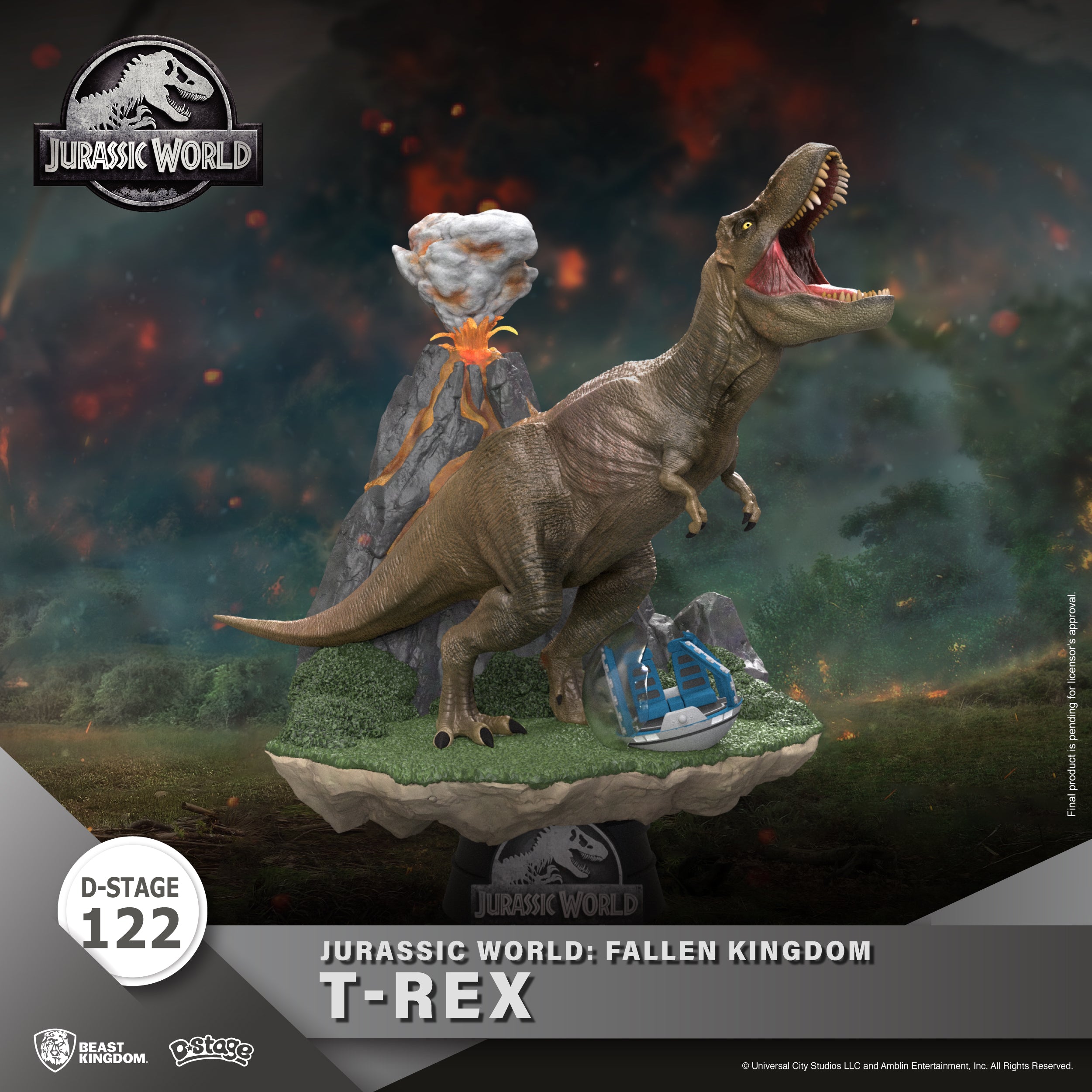 Figurine dinosaure T-rex 59 cm