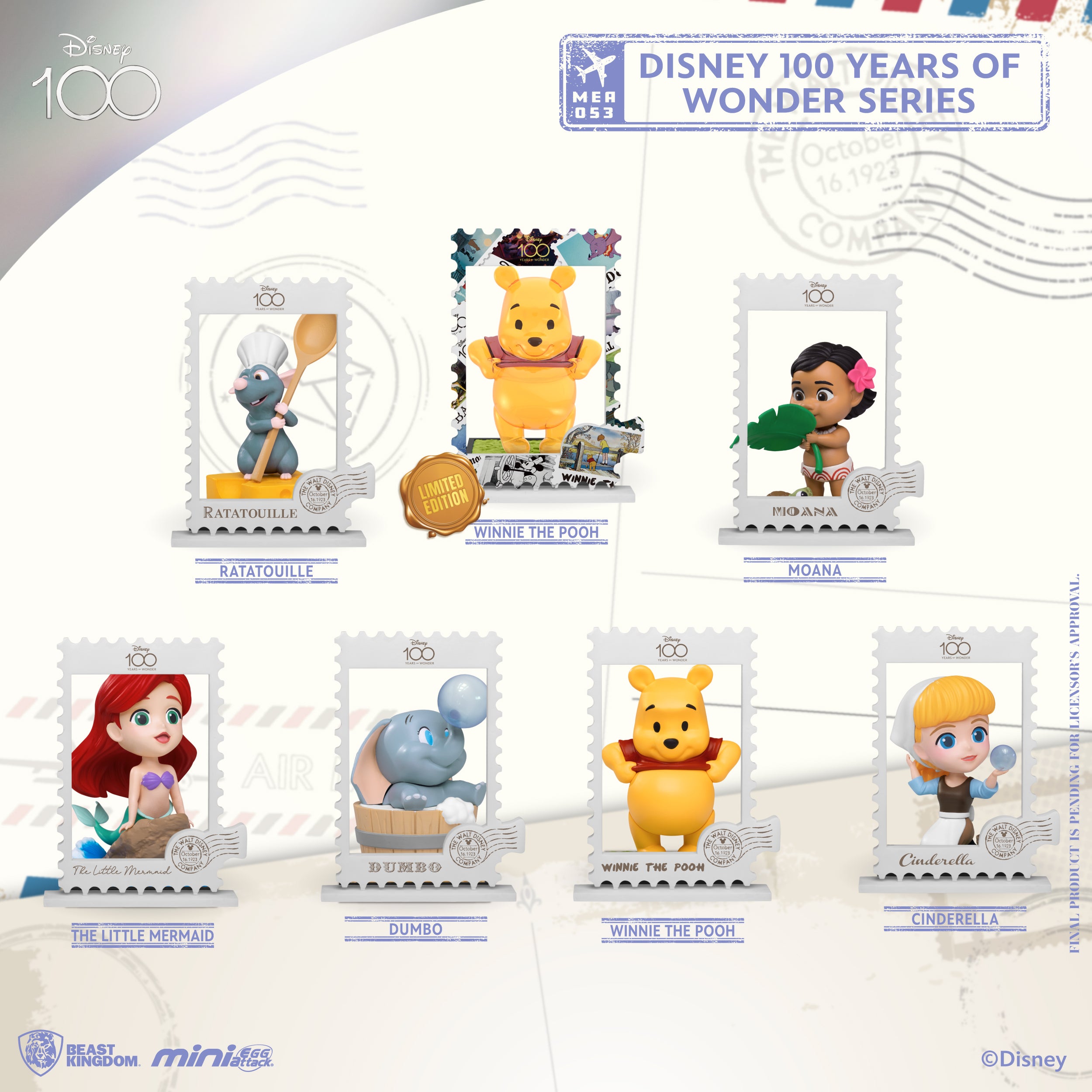 The Disney 100 Years of Celebration Collection figures from Just