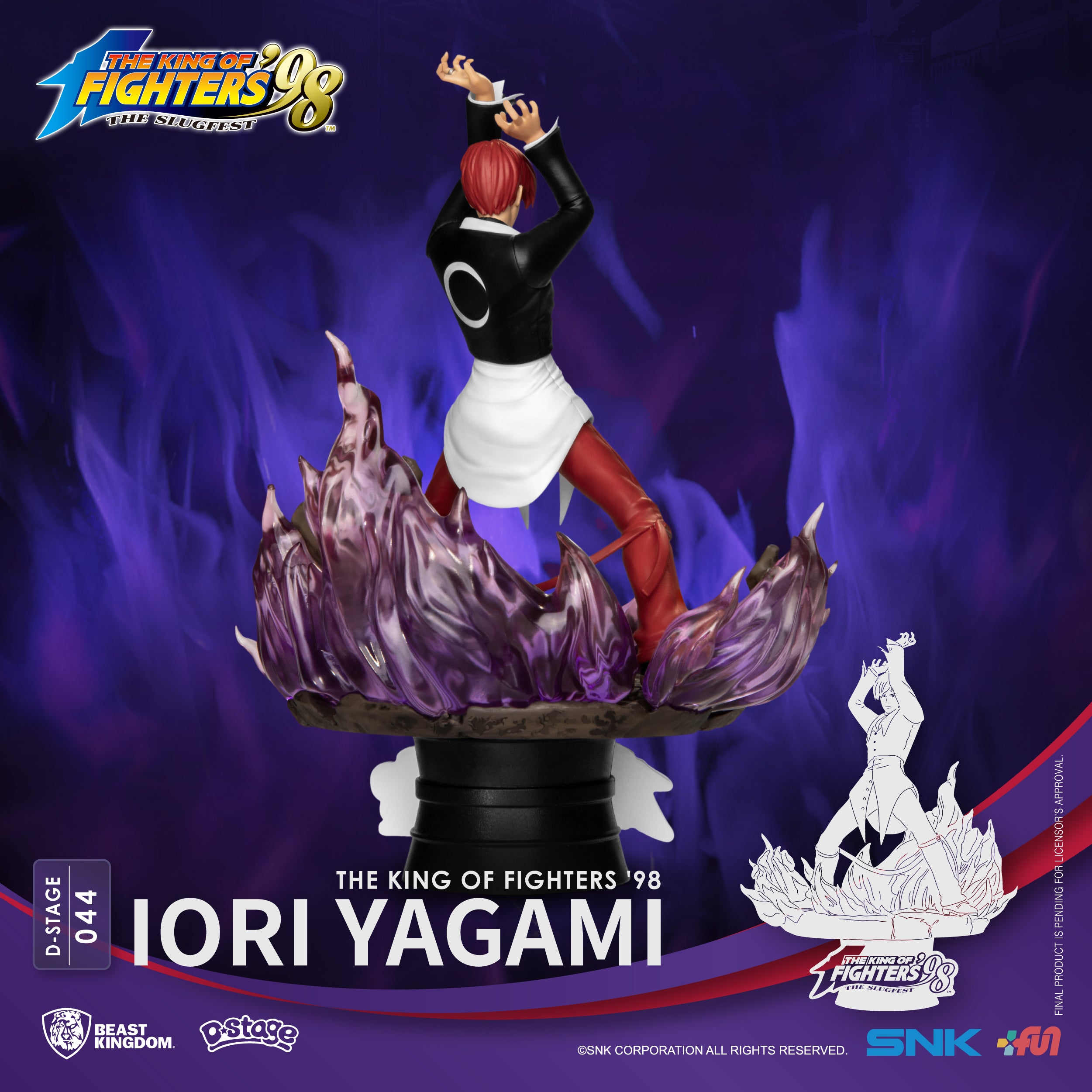 King of Fighters - Iori Yagami Diorama Statue ‹ 3D Spartan Shop